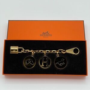 Hermes Breloque bag charm, Gold